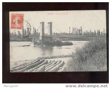 17651 Digoin Le Pont Suspendu édit.brossut Belle Carte - Digoin
