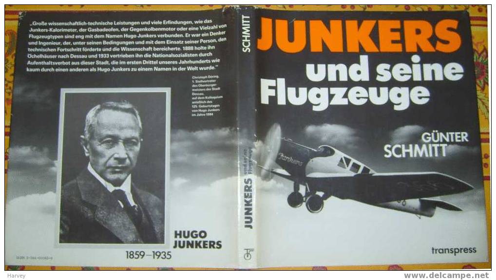 Junkers Und Seine Flugzeuge Par G. Schmidt (Transpress Ed.) - Biografieën & Memoires