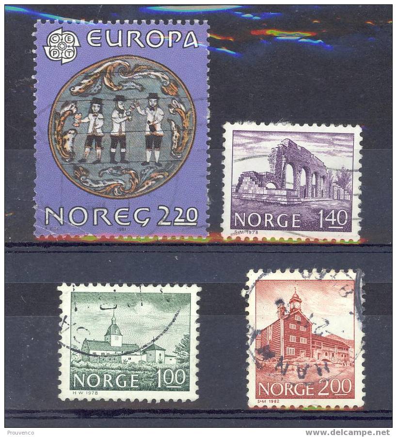 NORVEGE  NORGE NORWAY    MONUMENTS     Ob.tb - Usati