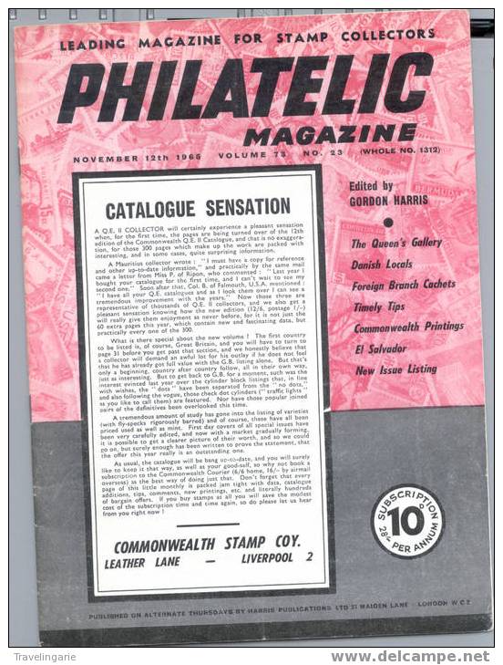 Philatelic Magazine Vol. 73 No. 23 1965 - English (from 1941)