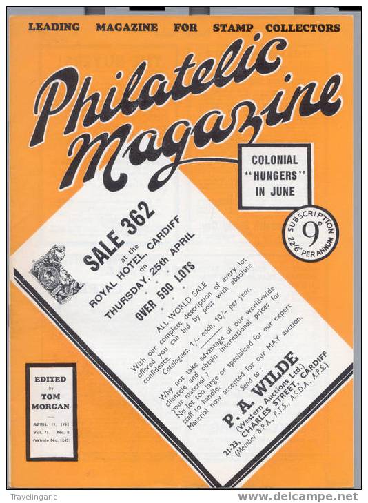 Philatelic Magazine Vol. 71 No. 8 1963 - Anglais (àpd. 1941)