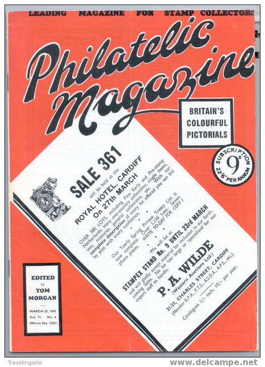 Philatelic Magazine Vol. 71 No. 6 1963 - Anglais (àpd. 1941)