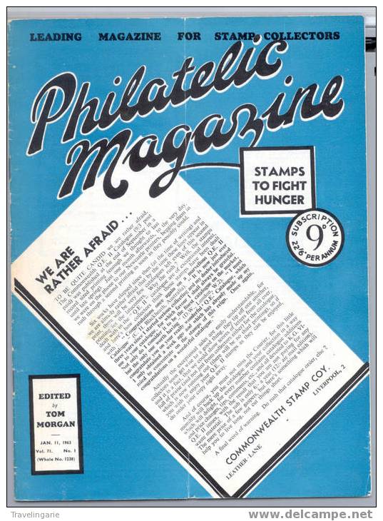 Philatelic Magazine Vol. 71 No. 1 1963 - Anglais (àpd. 1941)