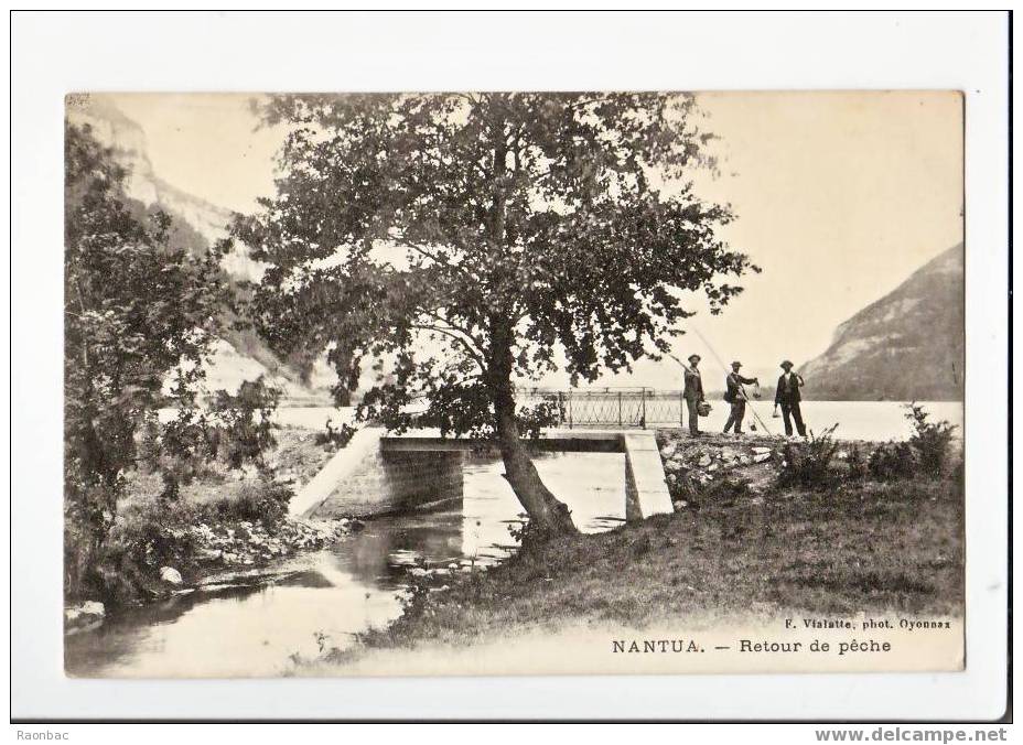 CPA--01-----NANTUA----RETOUR DE PECHE - Nantua