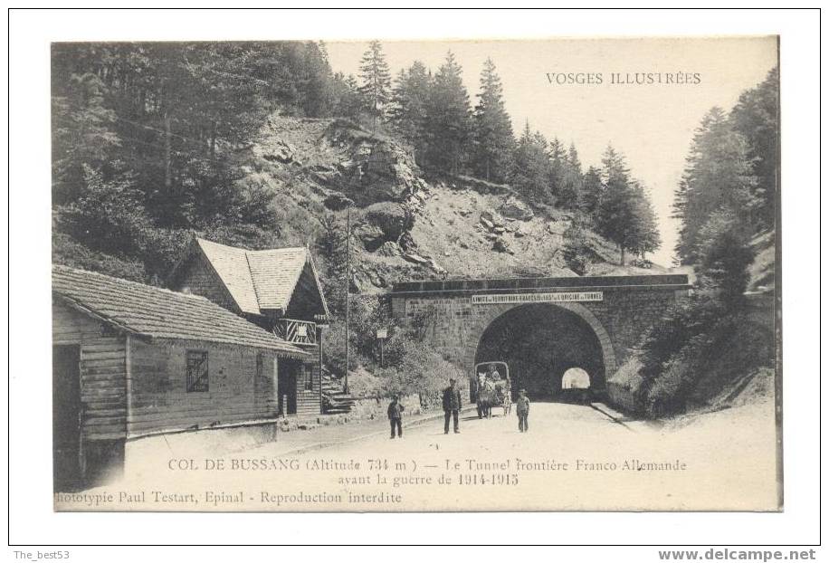 Col De Bussang   -   Le Tunnel Frontière Franco Allemande Avant La Guerre 14/15 - Col De Bussang