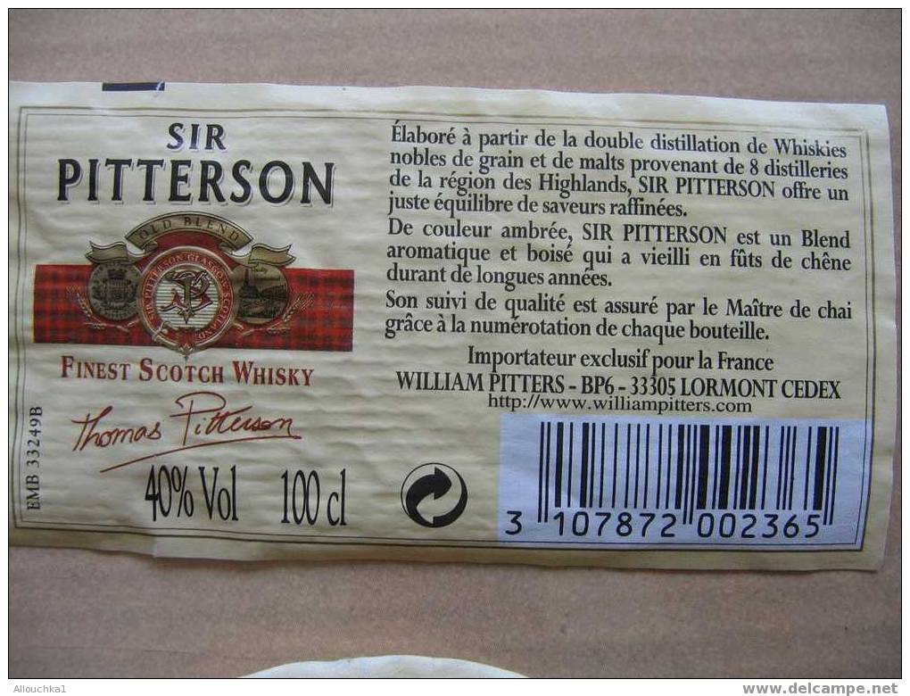 WHISKY  SIR PETERSON - Whisky