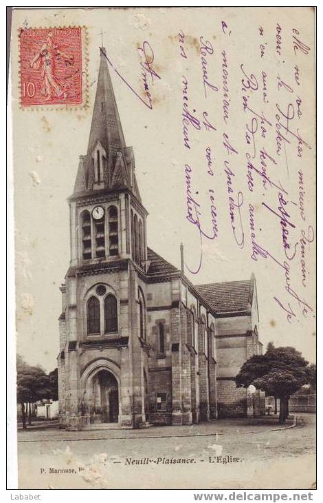 NEUILLY  PLAISANCE EGLISE - Neuilly Plaisance