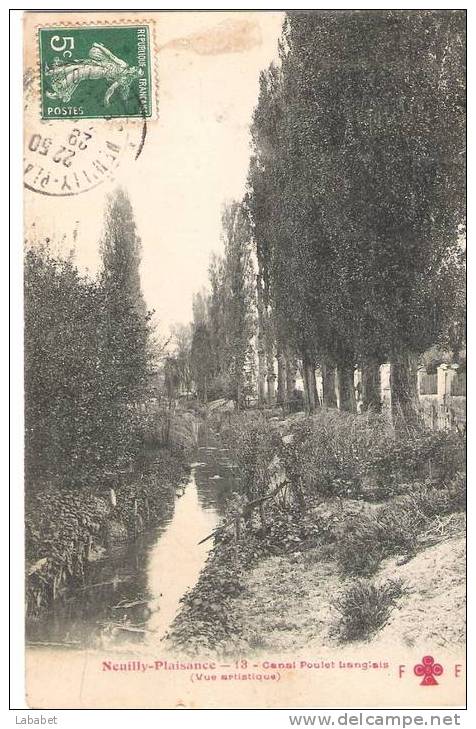 NEUILLY  PLAISANCE  CANAL N°   13 - Neuilly Plaisance