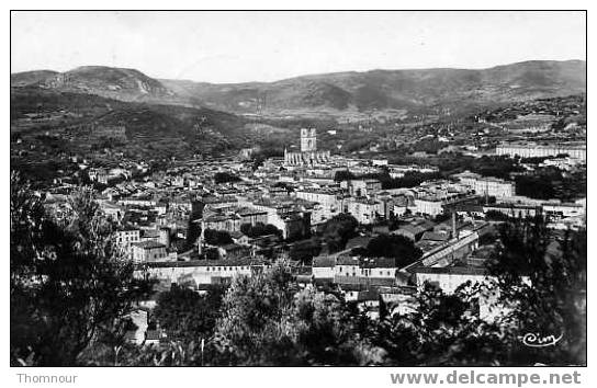 LODEVE  Vue Générale  S.M.D. Carte Photo - Lodeve