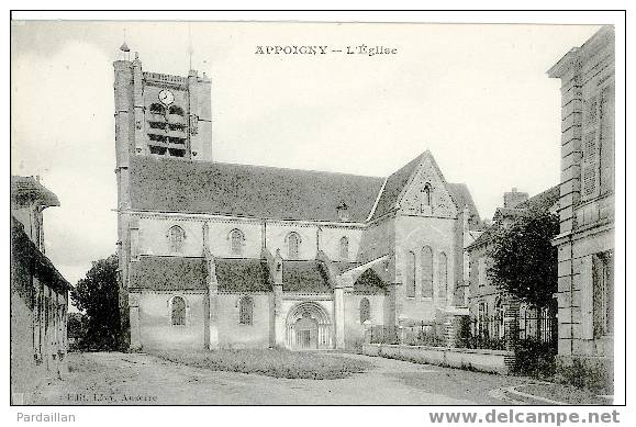 89. APPOIGNY.  L'EGLISE.  GROS PLAN. - Appoigny