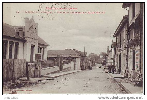 CASTELNAU   ECOLE SEVIGNE  1915 - Castelnau Magnoac