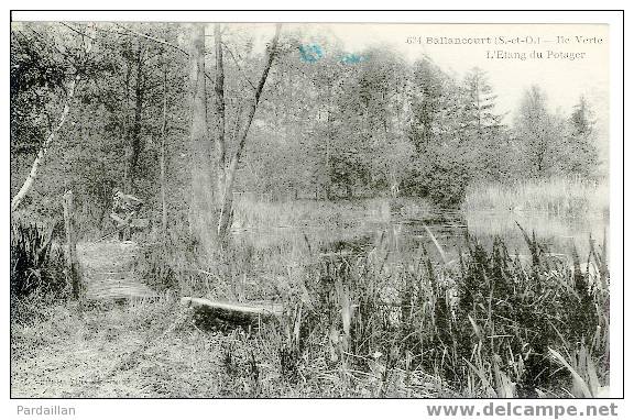 91. BALLANCOURT. ILE VERTE. L'ETANG DU POTAGER. PÊCHE A LA LIGNE. - Ballancourt Sur Essonne