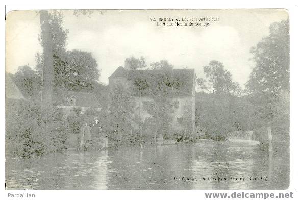 91. BRUNOY. LE VIEUX MOULIN DE ROCHOPS. ANIMATION. - Brunoy