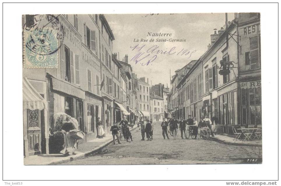8 -  Nanterre   -   La Rue De Saint Germain - Nanterre