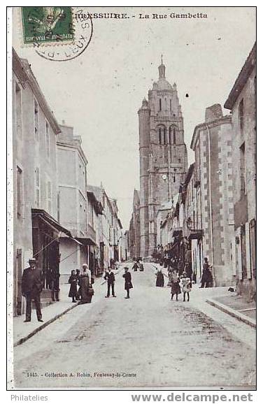 BRESSUIRE   RUE GAMBETTA 1907 - Bressuire