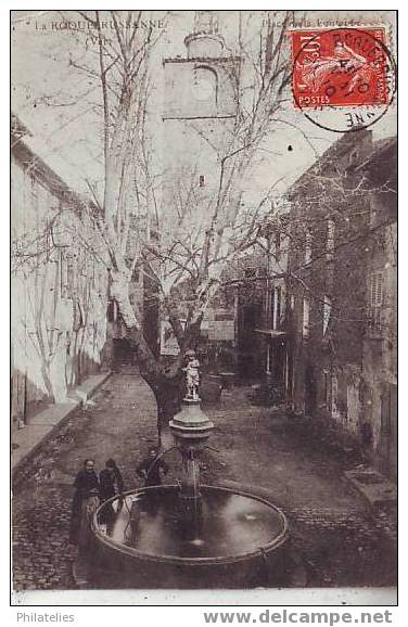 LA ROQUEBRUSSANE   LA PLACE 1910 - La Roquebrussanne
