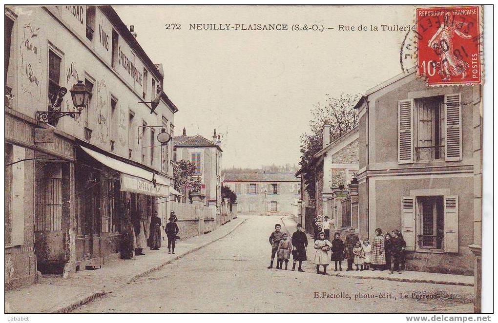 NEUILLY  PLAISANCE  RUE DE LA TUILERIE N° 272 - Neuilly Plaisance