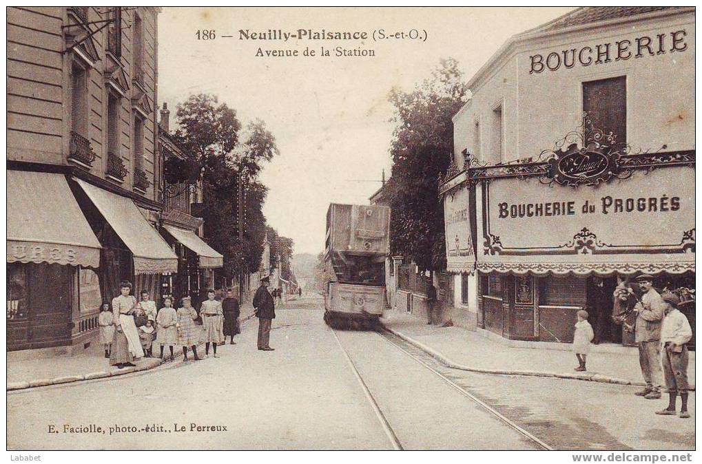 NEUILLY  PLAISANCE  AVENUE DE LA STATION   N° 186 - Neuilly Plaisance