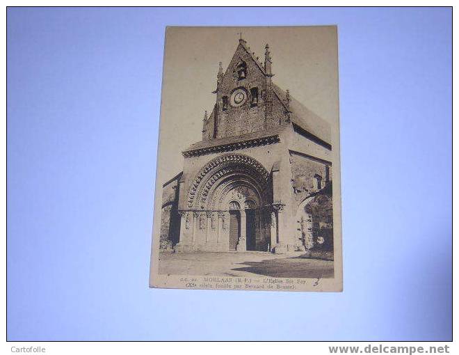 (350) -1- Carte Postale Sur  Morlaas Eglise Ste Foy - Morlaas