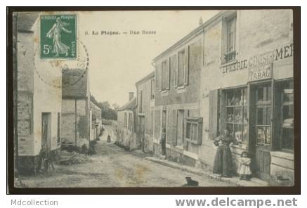 (78) GUERVILLE La Plagne - Rue Basse (Cenestre épicerie Tabac) - Guerville