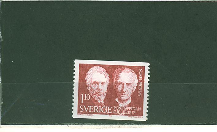 4S0137 Prix Nobel De Litterature Gjellerup Et Pontoppidan 991 Suede 1977 Neuf ** - Unused Stamps