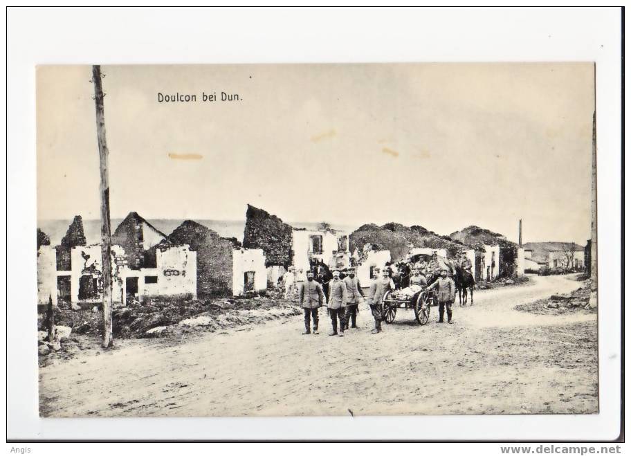 CPA----55-----DUN-SUR-MEUSE ----DOULCON-----DOULCON BEI DUN-----CARTE ALLEMANDE - Dun Sur Meuse