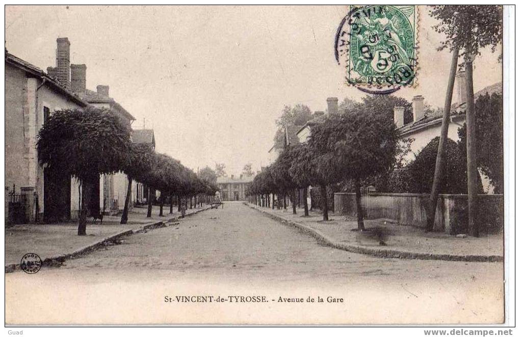 SAINT-VINCENT DE TYROSSE - AVENUE DE LA GARE - Saint Vincent De Tyrosse