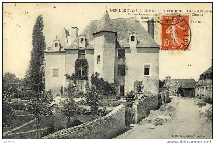 GENILLE 37 - Château De La Bourdillière - Genillé