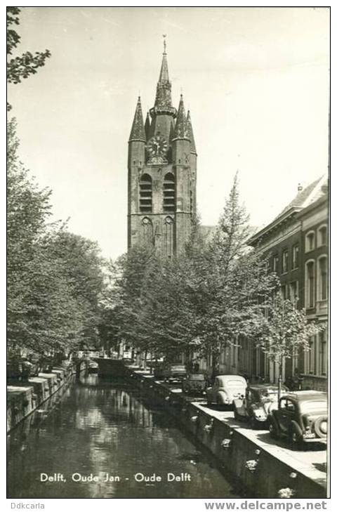 Delft - Oude Jan - Oude Delft + VW Kever, Käfer, Beetle - Delft