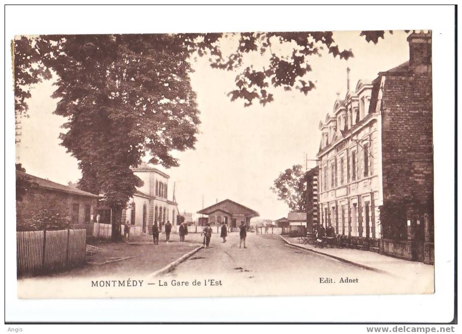 CPA----55---MONTMEDY----GARE De L'EST - Montmedy