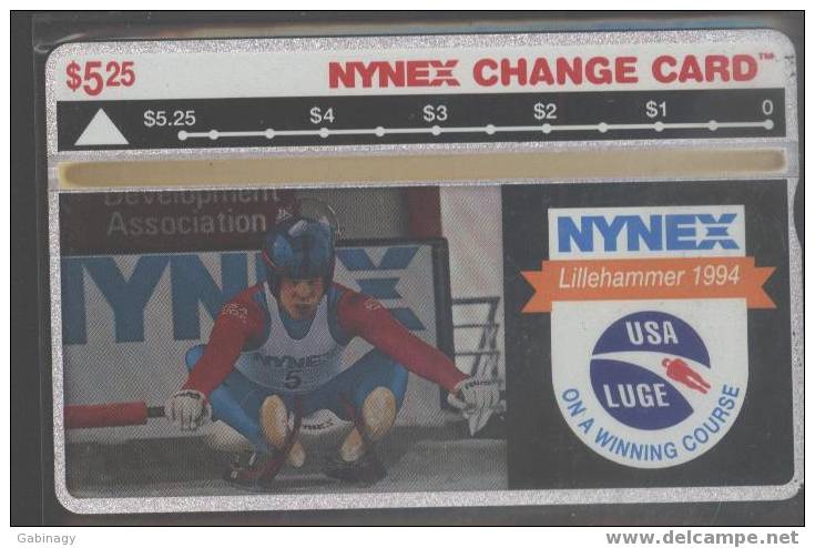 UNITED STATES - NEW YORK - LUGE - LILLEHAMMER 1994 - MINT - Schede Magnetiche