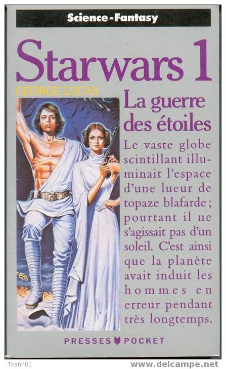 P-P S-F  N° 5475   "STAR WARS-1 LA GUERRE DES ETOILES"  GEORGE-LUCAS - Presses Pocket