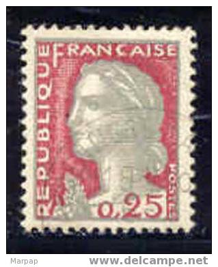 France, Yvert No 1263 - 1960 Marianne Of Decaris
