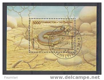 TADJIKISTAN - Bloc YT N° 5 - Cote 8,- Euro - Reptile - Tajikistan