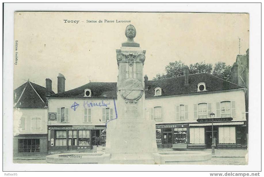 TOUCY - Statue De Pierre Larousse - Toucy