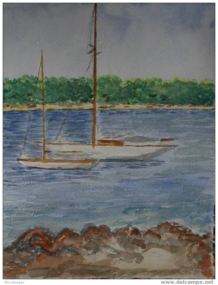 Aquarelle  : Bateaux - Aquarelles