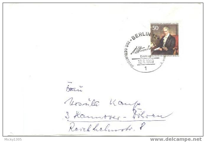 Berlin FDC Mi-Nr 346 (P011)- - 1971-1980