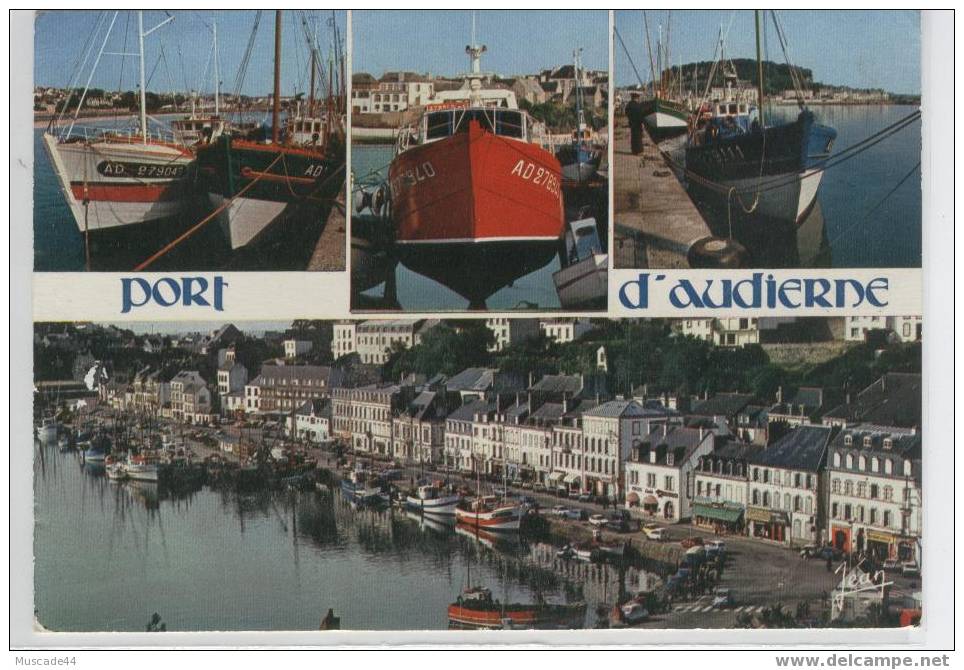 AUDIERNE - MULTI VUES - LE PORT ET BATEAUX DE PECHE - Audierne