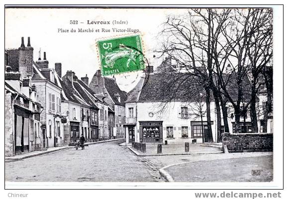 LEVROUX PLACE DU MARCHE ET RUE VICTOR HUGO - Otros & Sin Clasificación