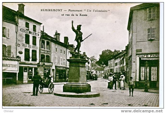 REMIREMONT MONUMENT ET RUE DE LA XAVEE - Remiremont