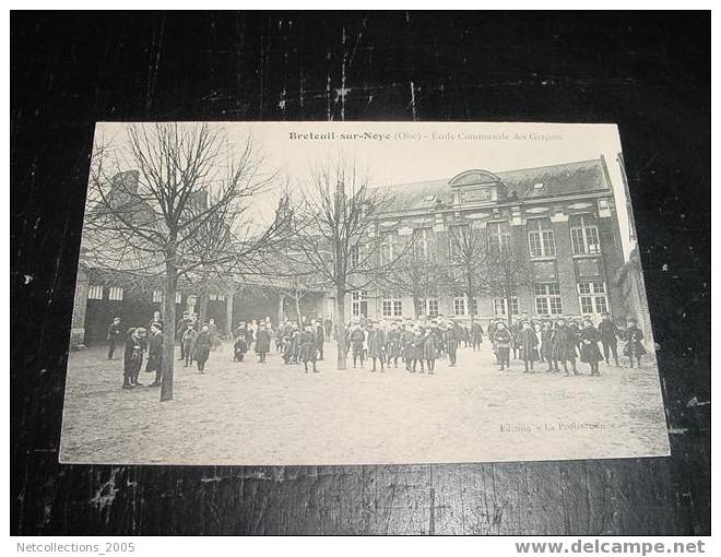 BRETEUIL-SUR-NOYE - ECOLE COMMUNALE DES GARCONS - 60 OISE - Carte Postale De France - Breteuil