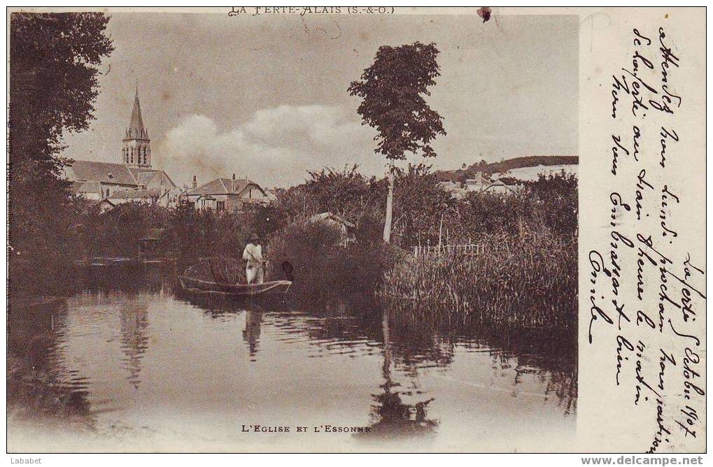 LA FERTE ALAIS  EGLISE ET ESSONNE - La Ferte Alais