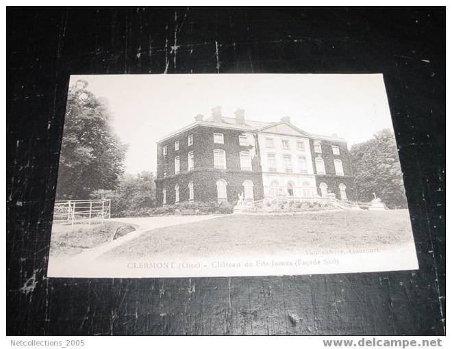 CLERMONT CHATEAU DE FITZ-JAMES (façade Sud) - 60 OISE - Carte Postale De France - Clermont