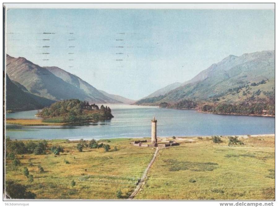 Iverness-shire - Glenfinnan - Loch Shiel And The Jacobite Monument - Stands As A Memorial In The Jacobite Rising 1745. - Inverness-shire