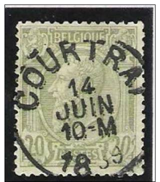 PZ TP N° 47 COURTRAI - 1884-1891 Leopold II.