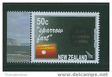 NZ0039 Sparrow Fart  Language Kiwi Nouvelle Zelande 2007 Neuf ** - Autres & Non Classés