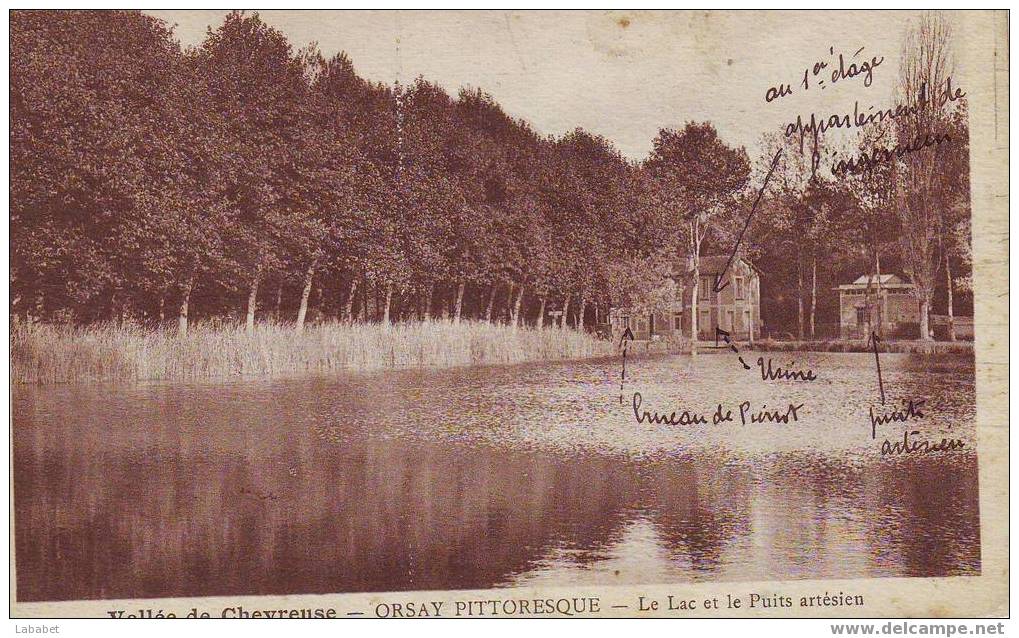 ORSAY PITTORESQUE LAC ET PUITS ARTESIEN - Orsay