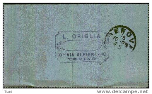BIGLIETTO POSTALE - Anno 1893 - Entiers Postaux