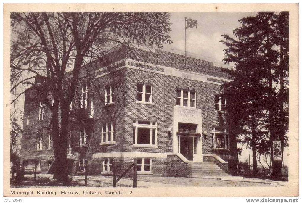 Canada, Ontario Municipal Building, Harrow - Autres & Non Classés