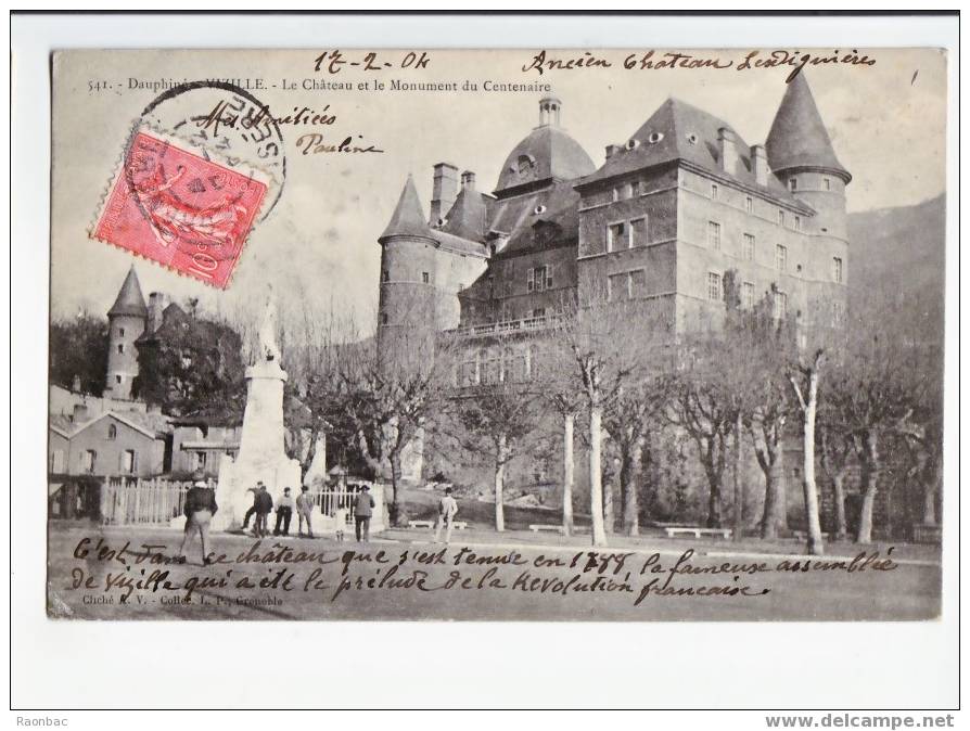 CPA---38-----VIZILLE-----CHATEAU------CHATEAU Du  CENTENAIRE - Vizille